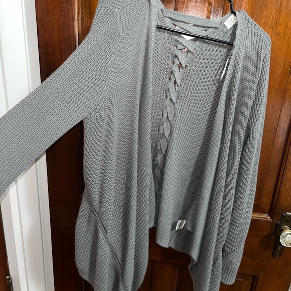 Sweaters | Braided Back Cardigan | Poshmark